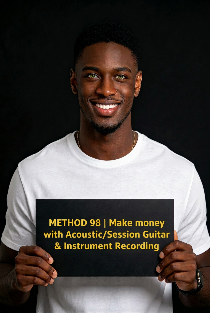 METHOD 98 | Make money with Acoustic/Session Guitar & Instrument Recording