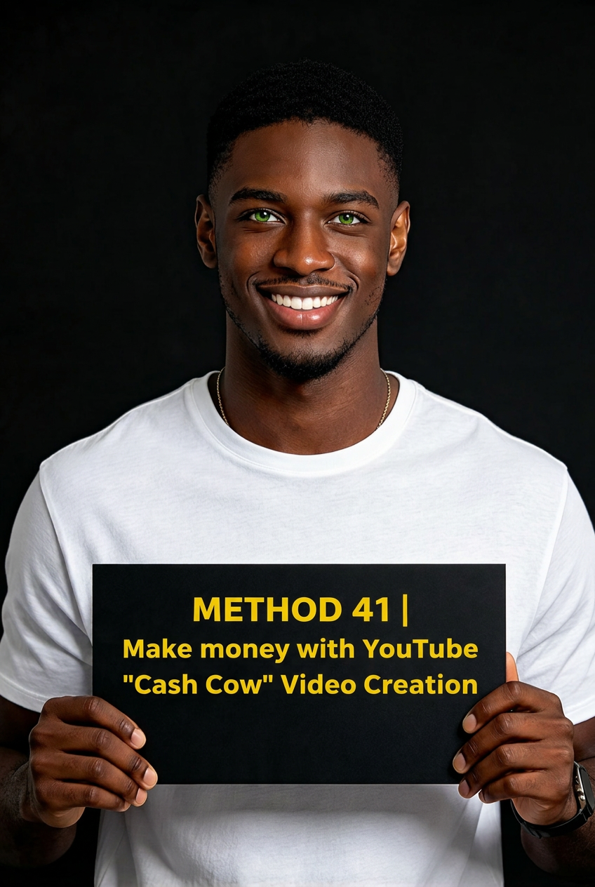 METHOD 41 | Make money with YouTube "Cash Cow" Video Creation