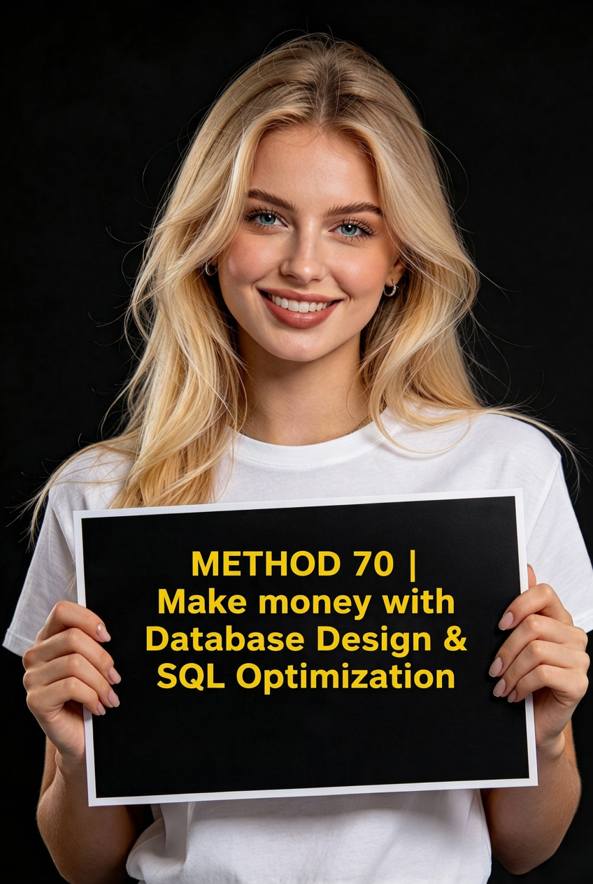METHOD 70 | Make money with Database Design & SQL Optimization
