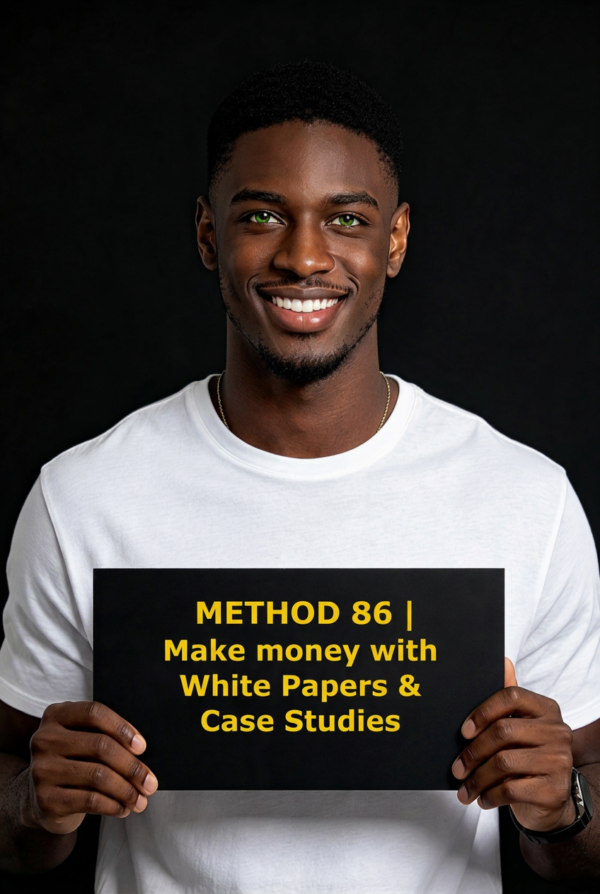 METHOD 86 | Make money with White Papers & Case Studies