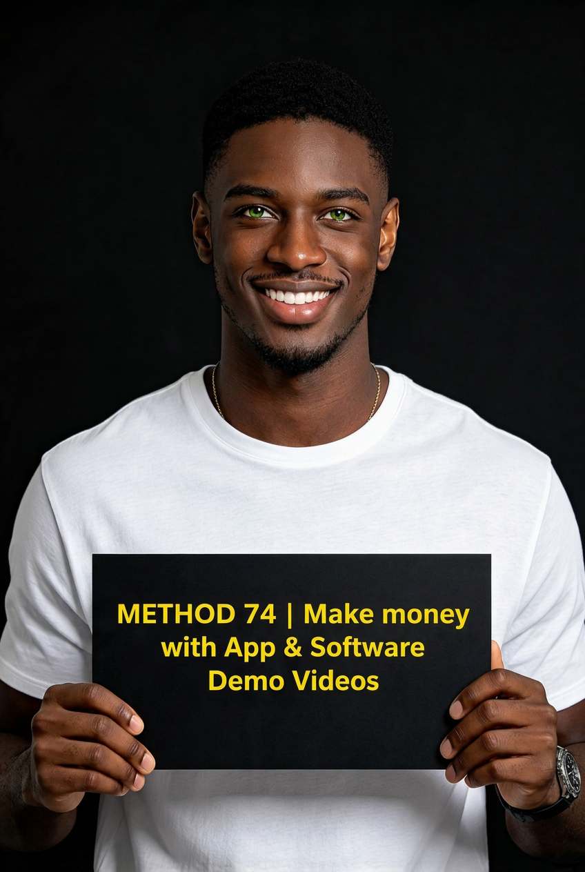 METHOD 74 | Make money with App & Software Demo Videos