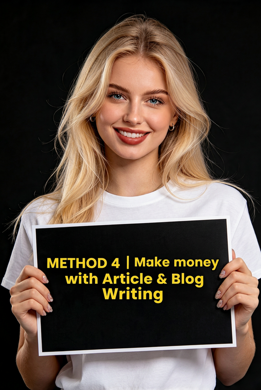 METHOD 4 | Make money with Article & Blog Writing