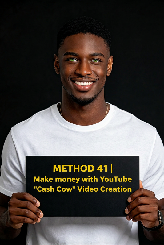 METHOD 41 | Make money with YouTube "Cash Cow" Video Creation