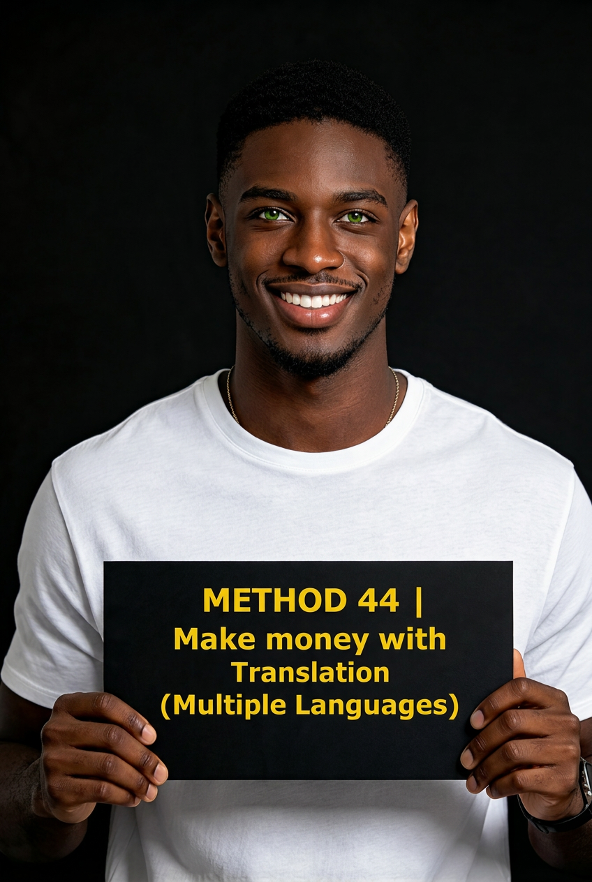 METHOD 44 | Make money with Translation (Multiple Languages)