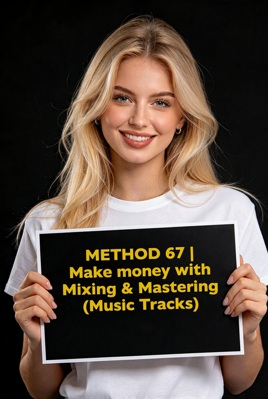 METHOD 67 | Make money with Mixing & Mastering (Music Tracks)