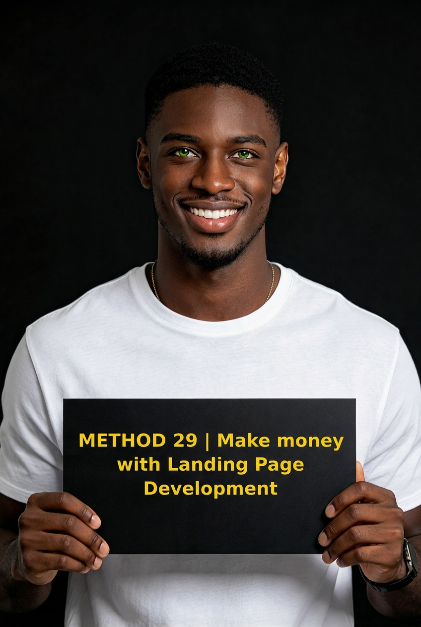 METHOD 29 | Make money with Landing Page Development