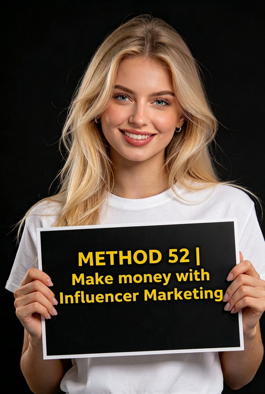 METHOD 52 | Make money with Influencer Marketing