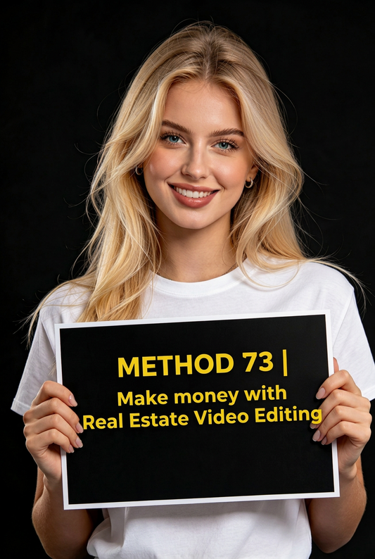 METHOD 73 | Make money with Real Estate Video Editing