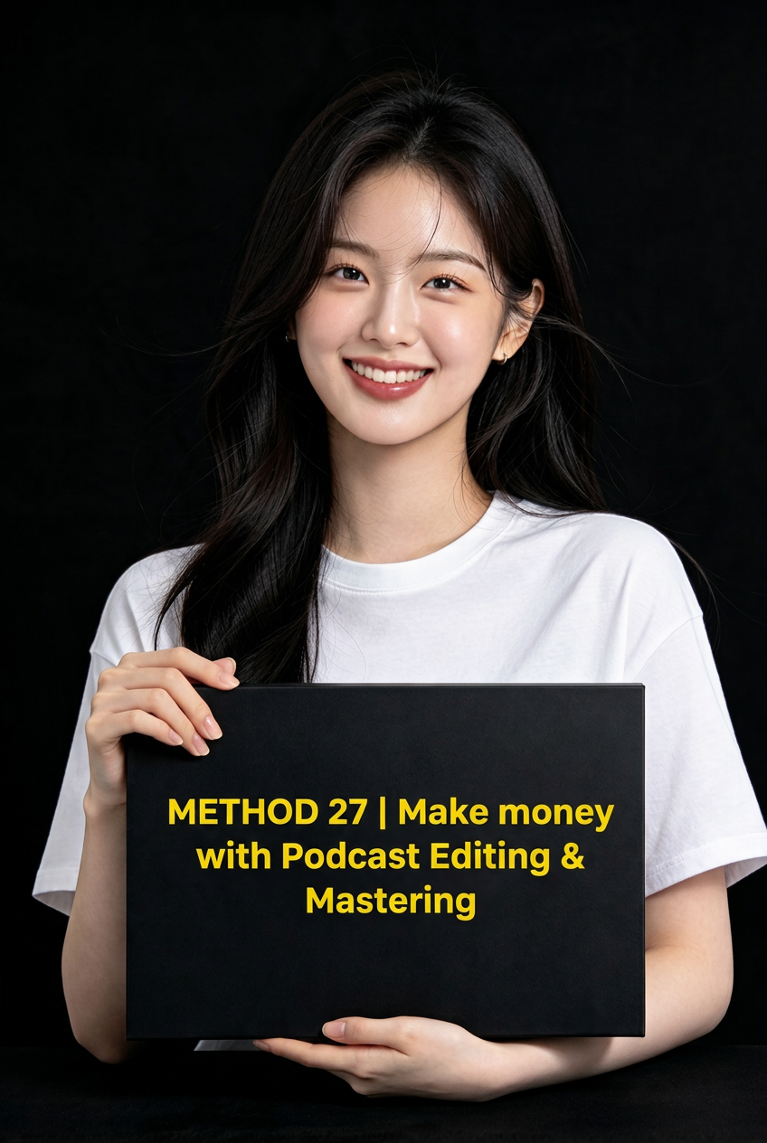 METHOD 27 | Make money with Podcast Editing & Mastering