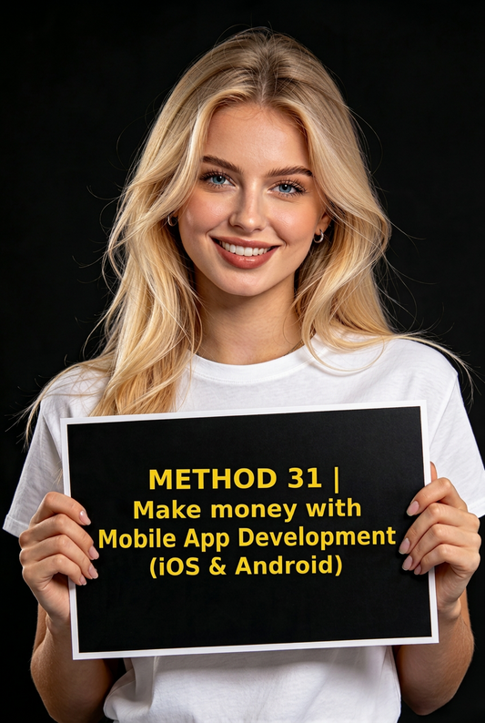 METHOD 31 | Make money with Mobile App Development (iOS & Android)
