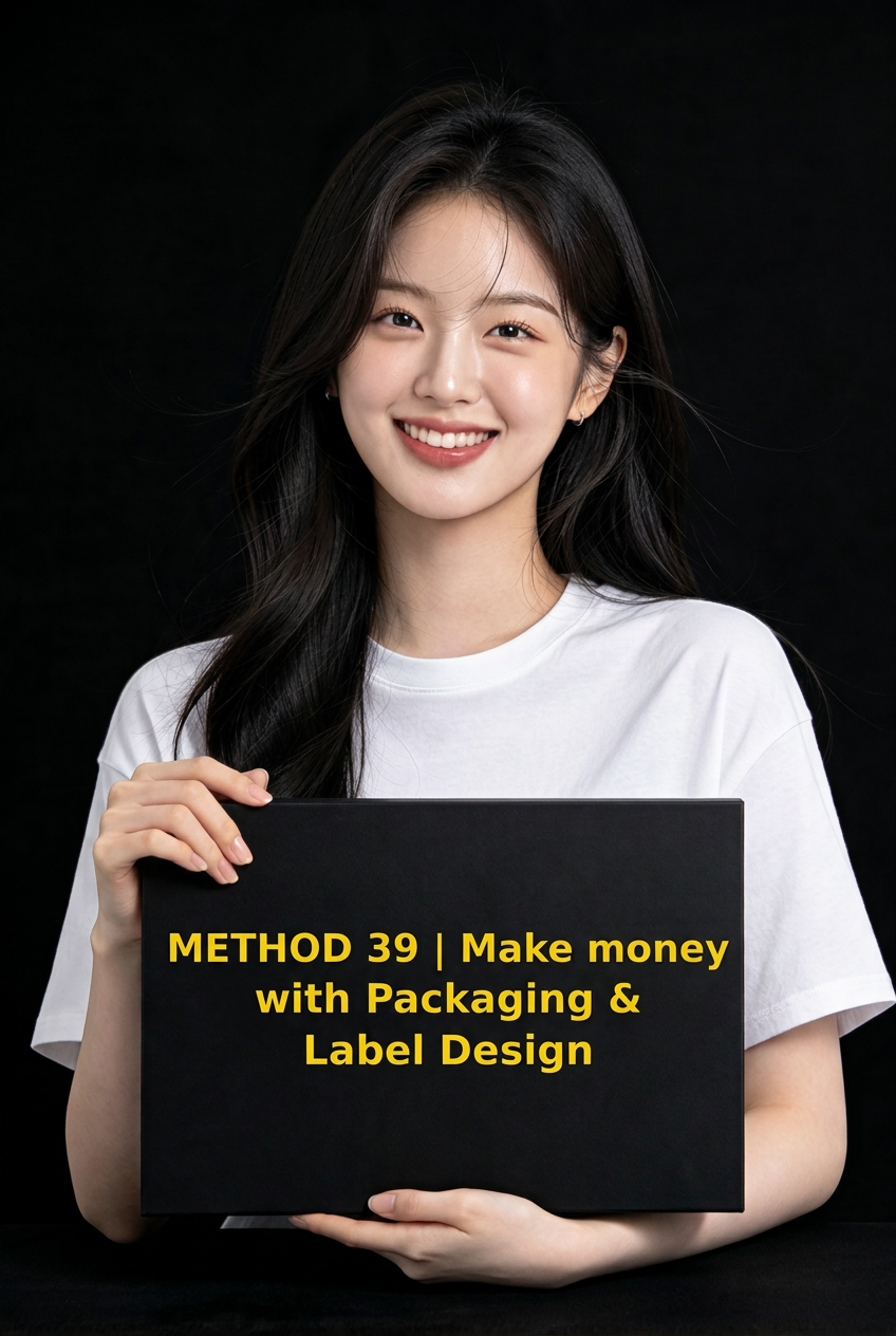 METHOD 39 | Make money with Packaging & Label Design