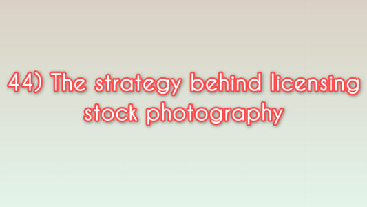The strategy behind licensing stock photography