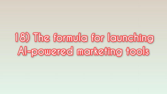 The formula for launching AI-powered marketing tools