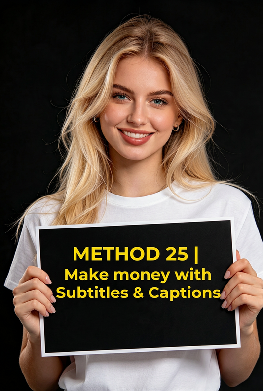 METHOD 25 | Make money with Subtitles & Captions