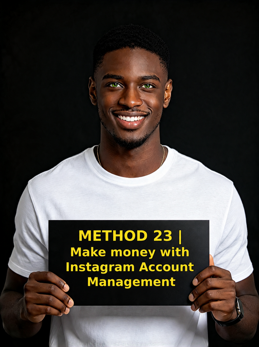 METHOD 23 | Make money with Instagram Account Management