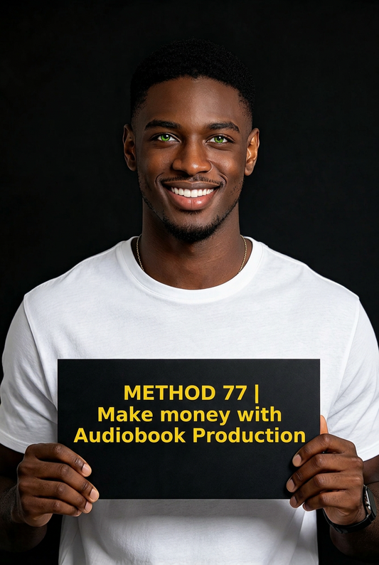 METHOD 77 | Make money with Audiobook Production