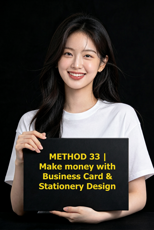 METHOD 33 | Make money with Business Card & Stationery Design
