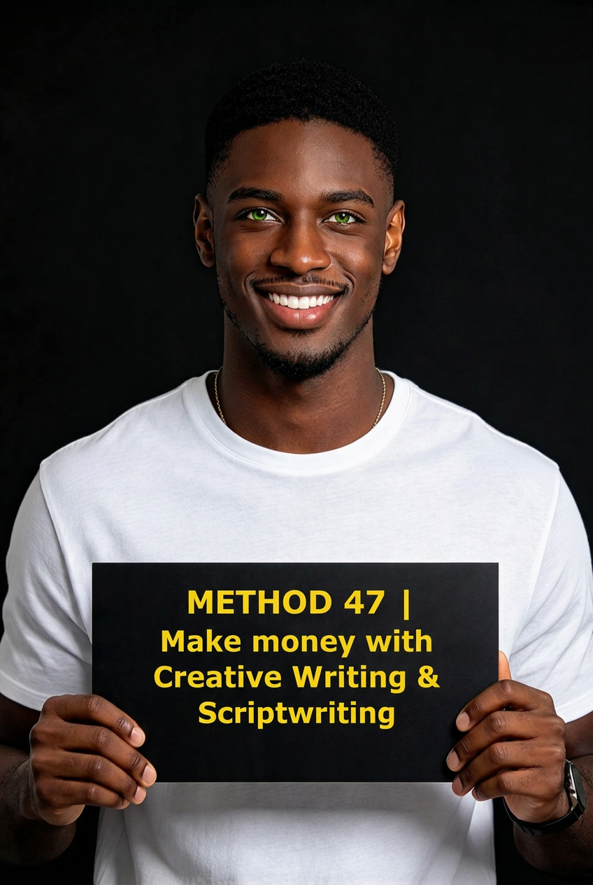 METHOD 47 | Make money with Creative Writing & Scriptwriting