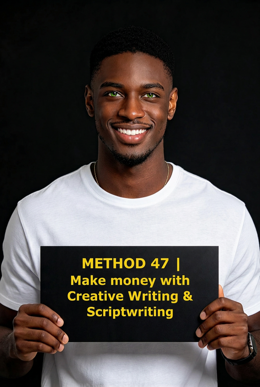 METHOD 47 | Make money with Creative Writing & Scriptwriting